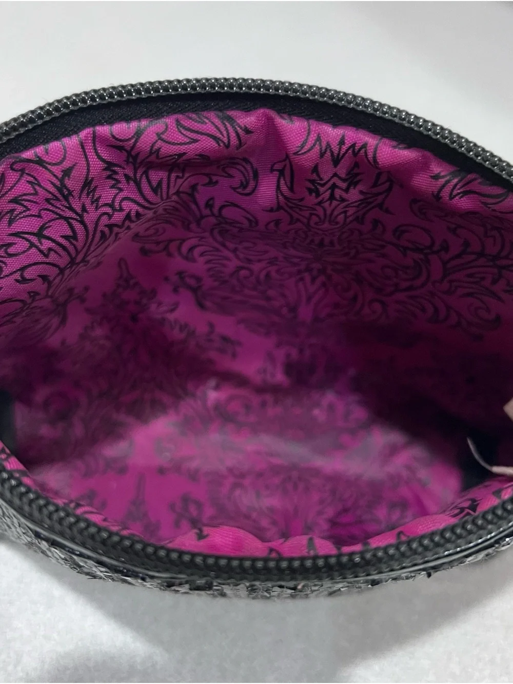 Disney Villains Sequin Cosmetic Bag & Compact Mirror